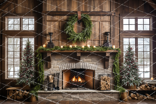 Ski Lodge Mantel - PKP