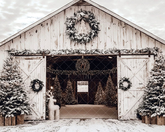 Christmas Tree Shed White - NE