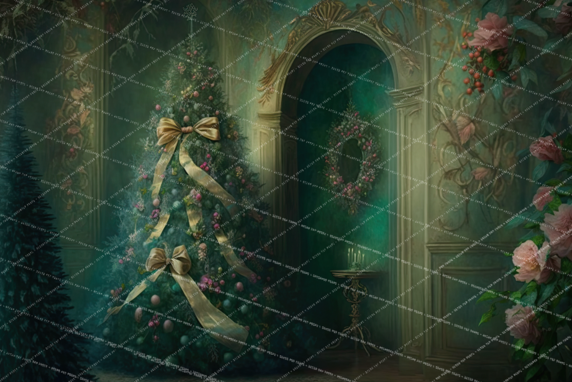 FINE ART PAINTED CHRISTMAS - PKP