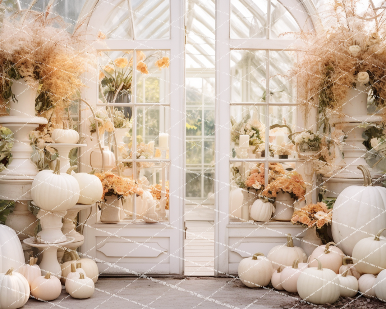 SAMPLE SAT. - White Pumpkin Greenhouse - NIKKI PICKS