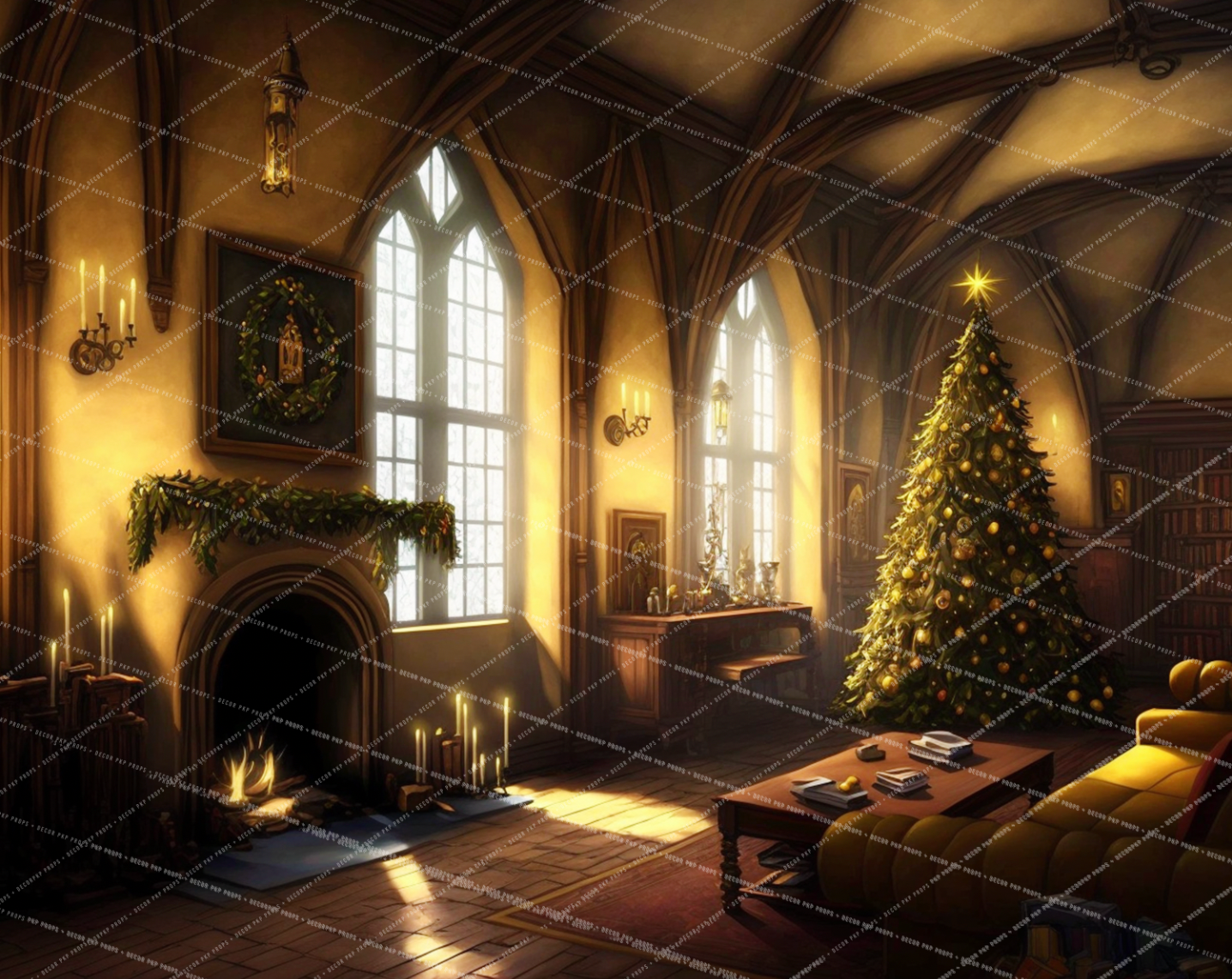 YELLOW CHRISTMAS COMMON ROOM - PKP