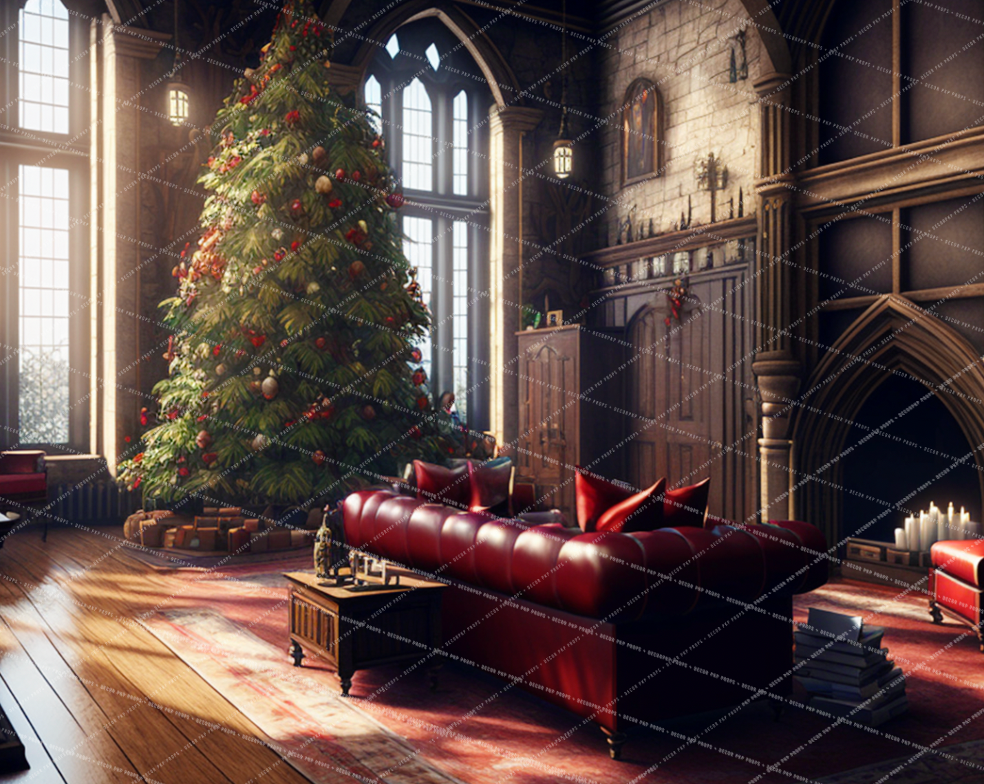 RED CHRISTMAS COMMON ROOM - PKP