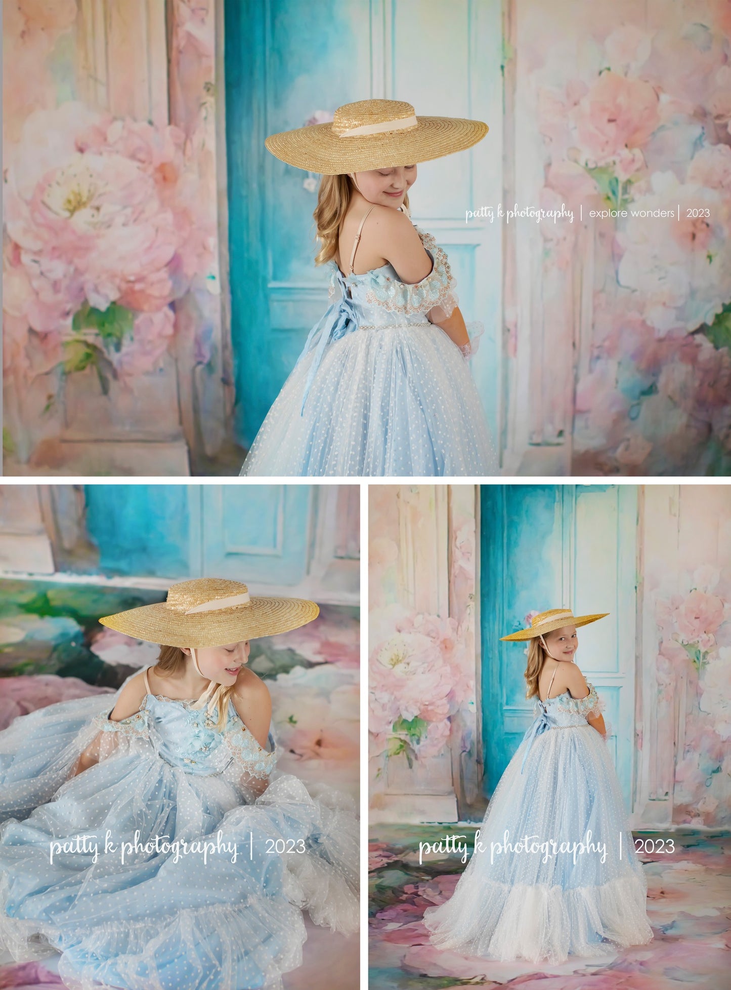 WATERCOLOR COLLECTION - Peony Door