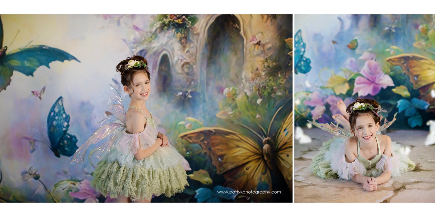 WATERCOLOR COLLECTION - Cobblestone Floor Drop