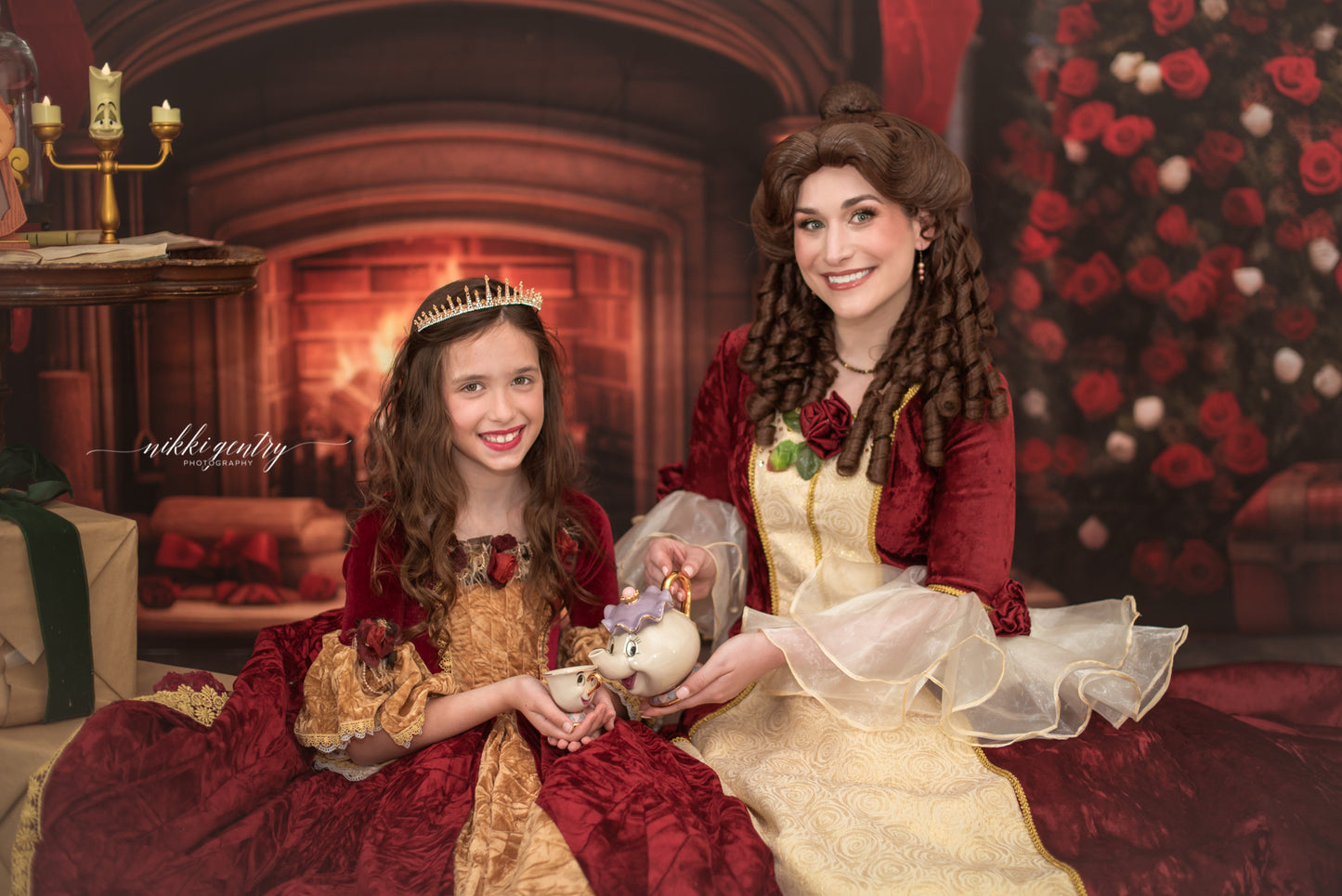Rose Princess Christmas Mantel - PKP