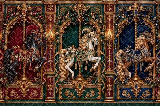 Elegant Christmas Wall Carousel - MT