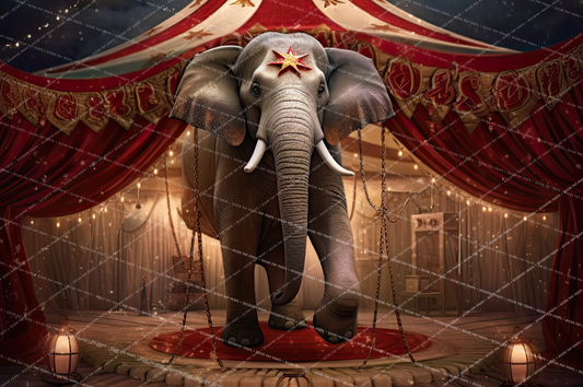 VINTAGE CIRCUS ELEPHANT - PKP