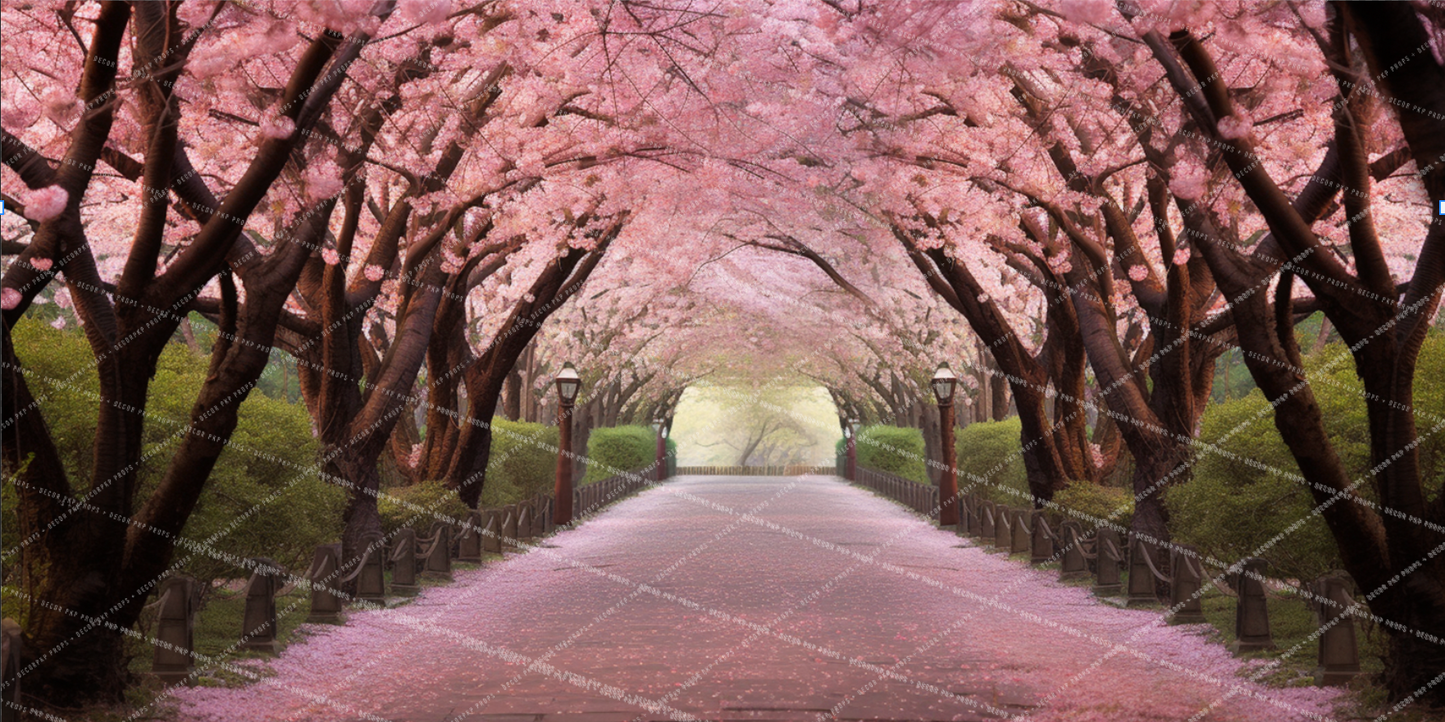 CHERRY BLOSSOM ROW - 10x20 - VH