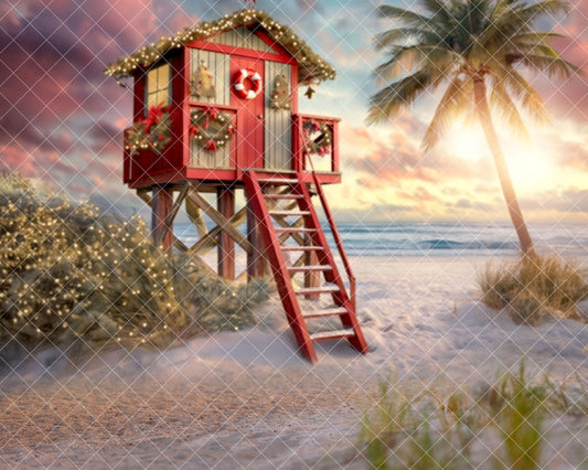 Christmas Lifeguard Stand - NE