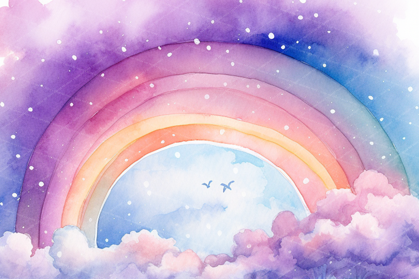 Watercolor Rainbow - VP