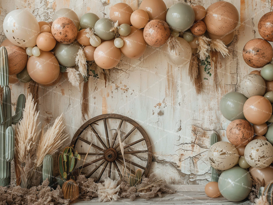 Western Wagon Wheel Birthday - VP