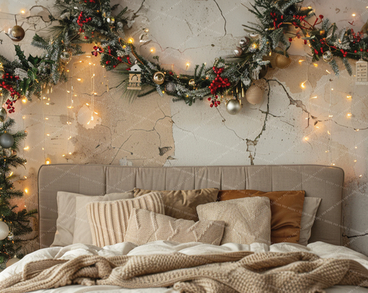 Rustic Holiday Headboard - VH
