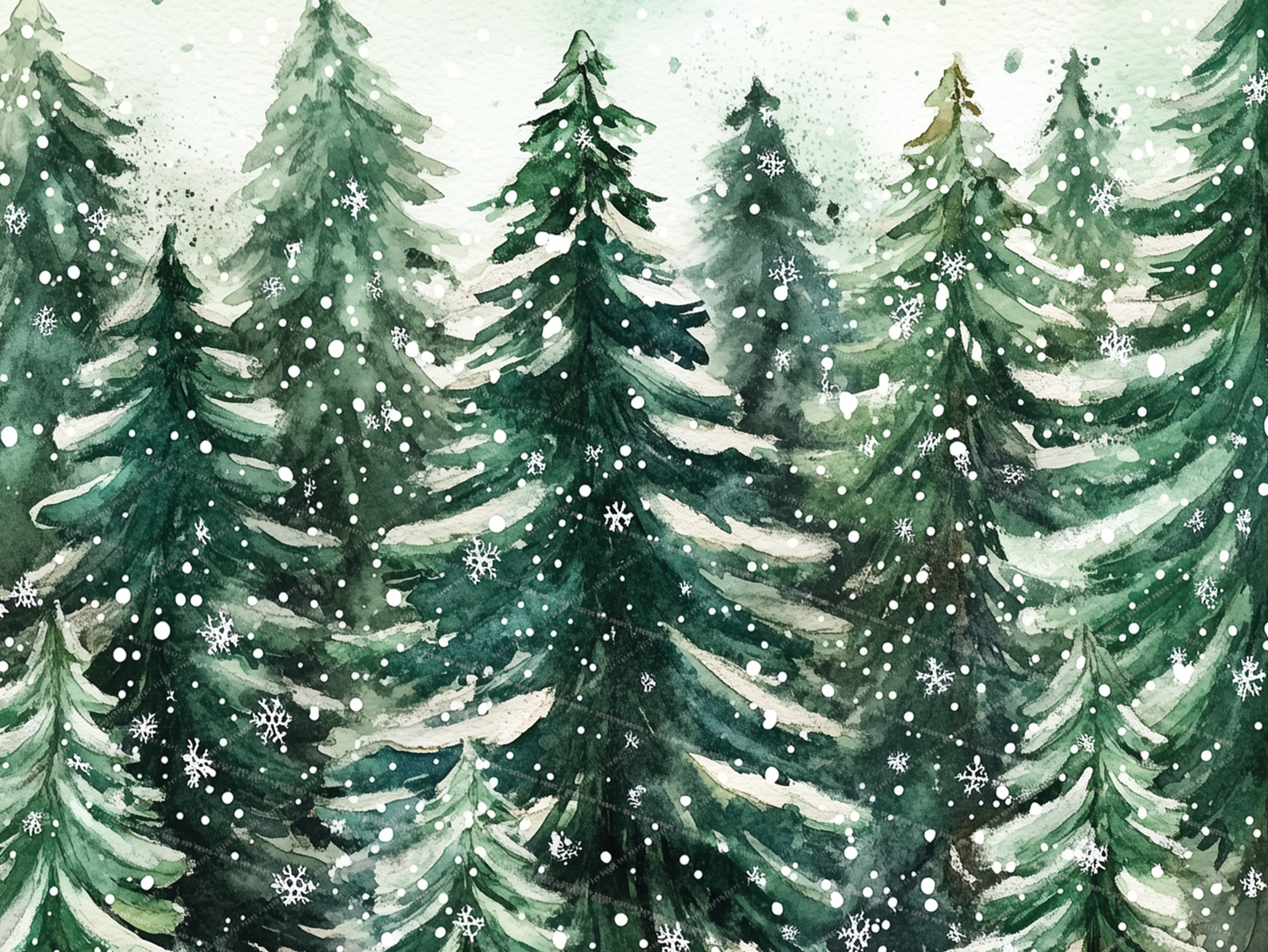 Watercolor Winter Wonderland - VP