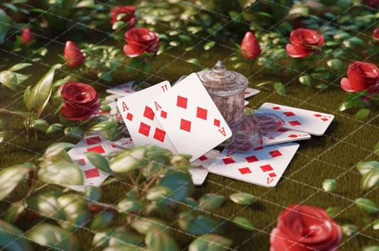 HEART QUEEN FLOOR / BACKDROP - PKP