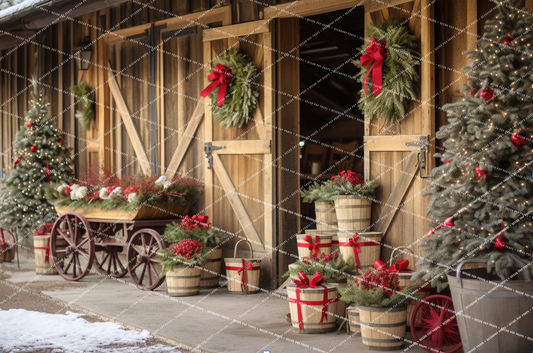 Country Christmas Stables - PKP