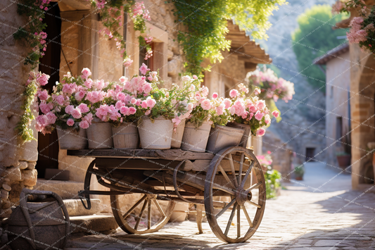 TUSCANY FLOWER CART - PKP