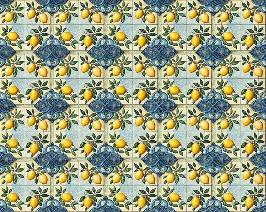 LEMON TUSCAN TILE - FLOOR DROP - PKP