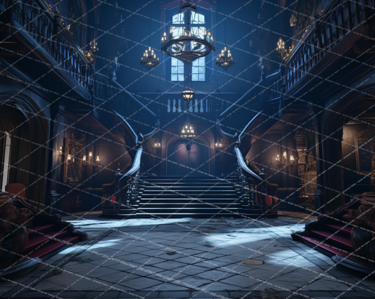 Haunted Mansion Stairwell - AS