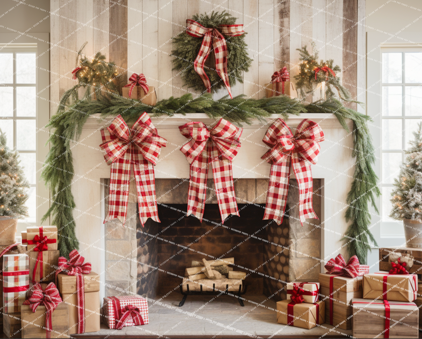 Plaid Country Mantel - PKP