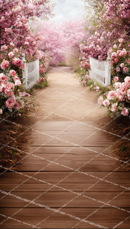 Painted Rose Path Sweep
