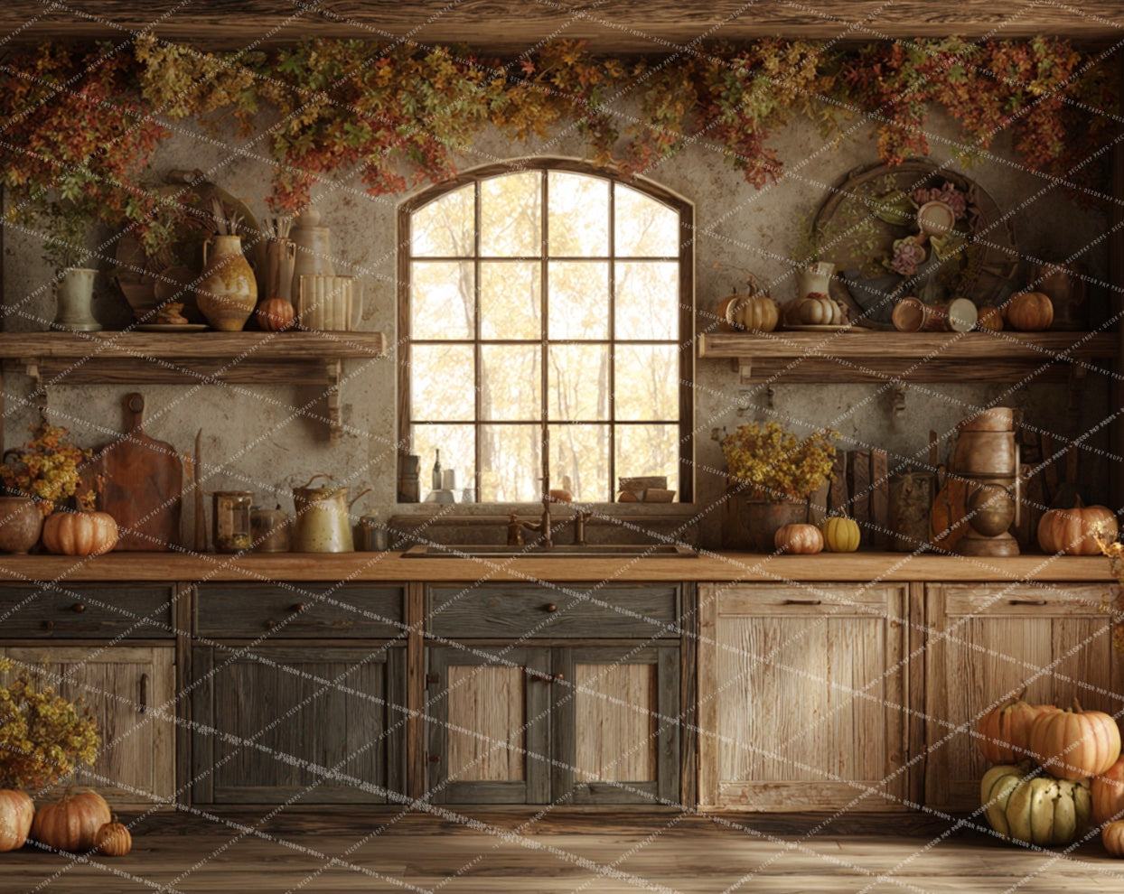 Rustic Fall Kitchen - PKP