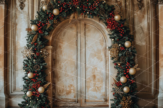 Evergreen and Holly Arch - VH