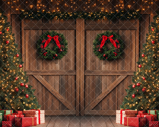 Christmas Barn Door - VH