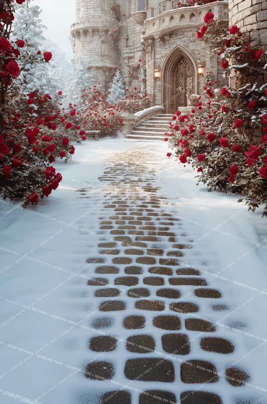 Snow Rose Castle Garden Sweep - - Live Action Fairytale Collection - PKP