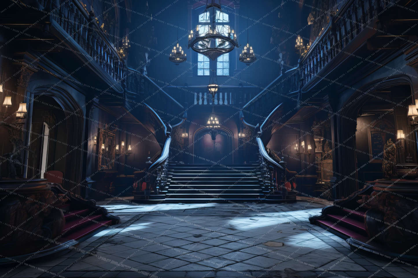 Haunted Mansion Stairwell - AS