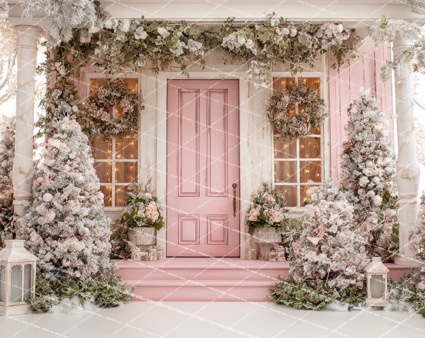 Pink Christmas Porch - PKP
