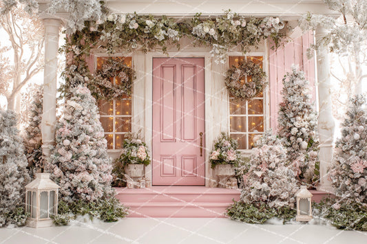 Pink Christmas Porch - PKP