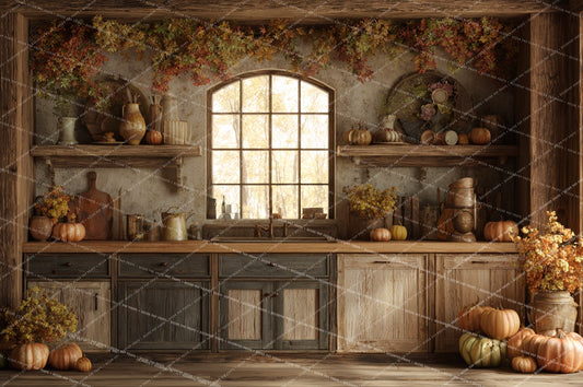 Rustic Fall Kitchen - PKP