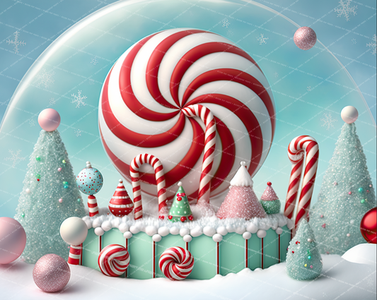 PEPPERMINT SNOWGLOBE - PKP