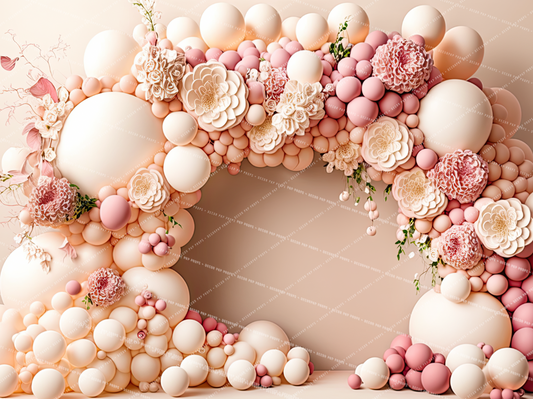 FLORAL PEACHY PINK - PKP