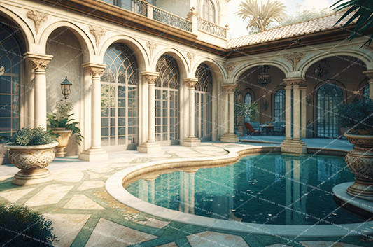 BEVERLY HILLS POOL PATIO