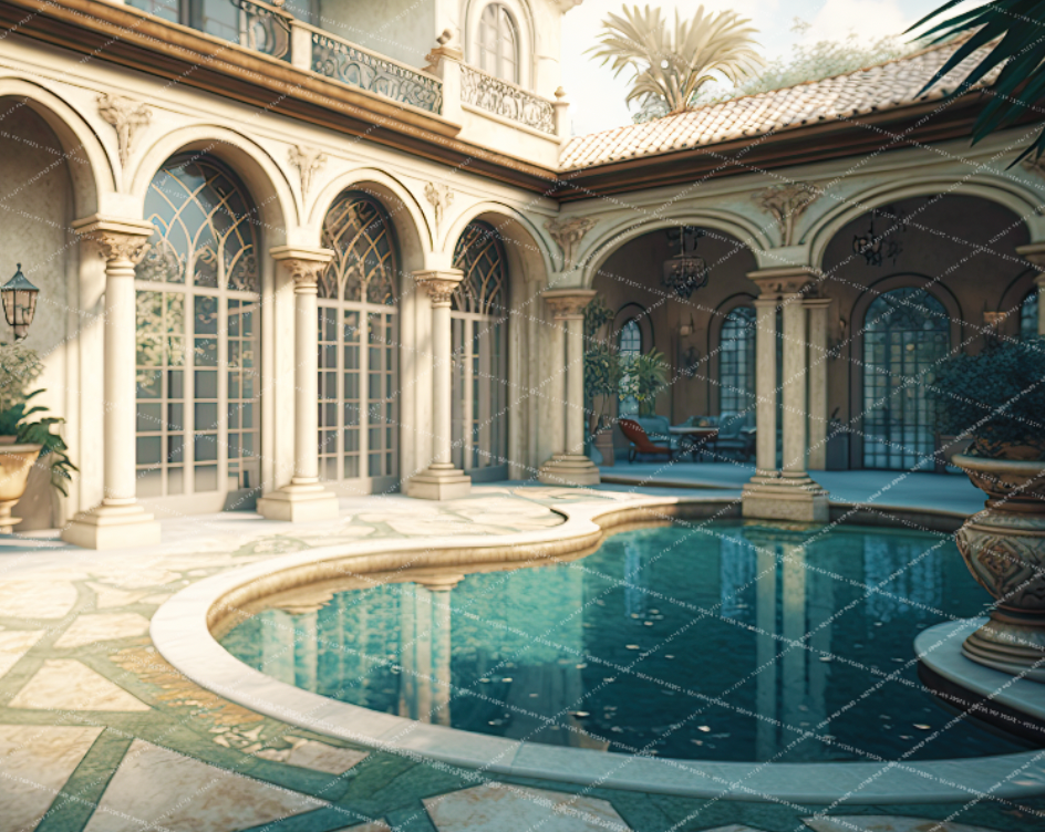BEVERLY HILLS POOL PATIO
