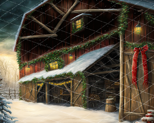 HOLIDAY PAINTED BARN - PKP