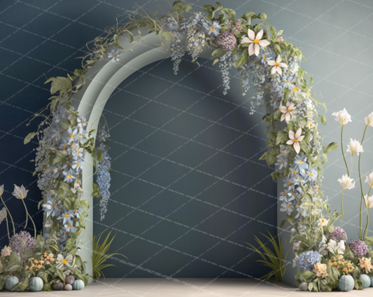 BLUE FLOWER ARCH - AS