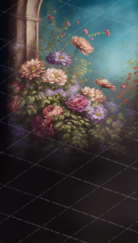 ARCH PAINTED FLORAL SWEEP - PKP