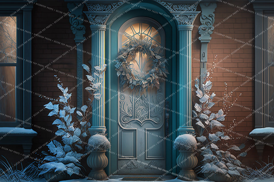Elegant Winter Door - AS