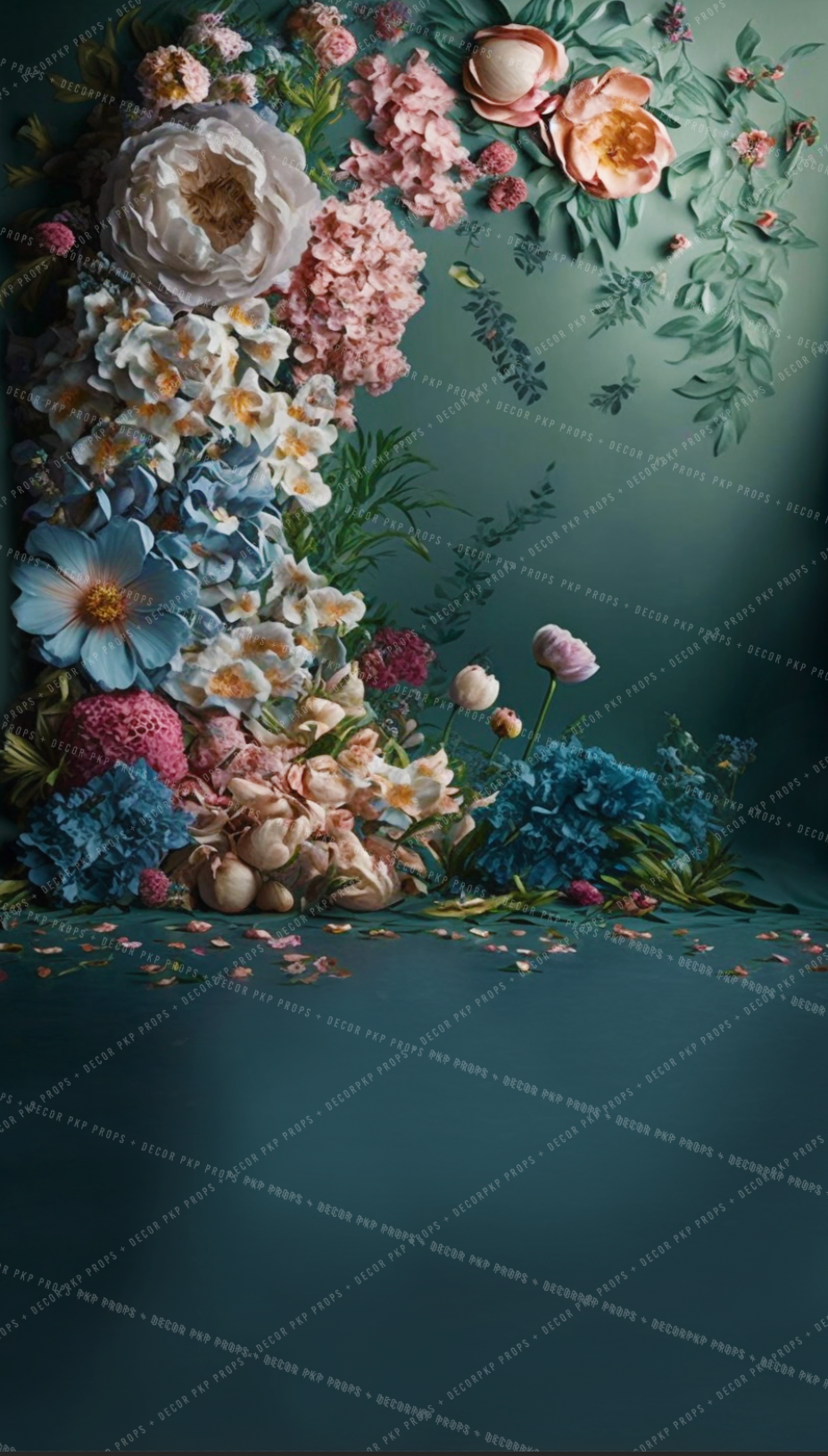 BLUE FLORAL SWEEP - PKP