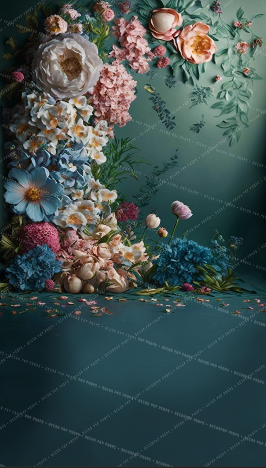 BLUE FLORAL SWEEP - PKP