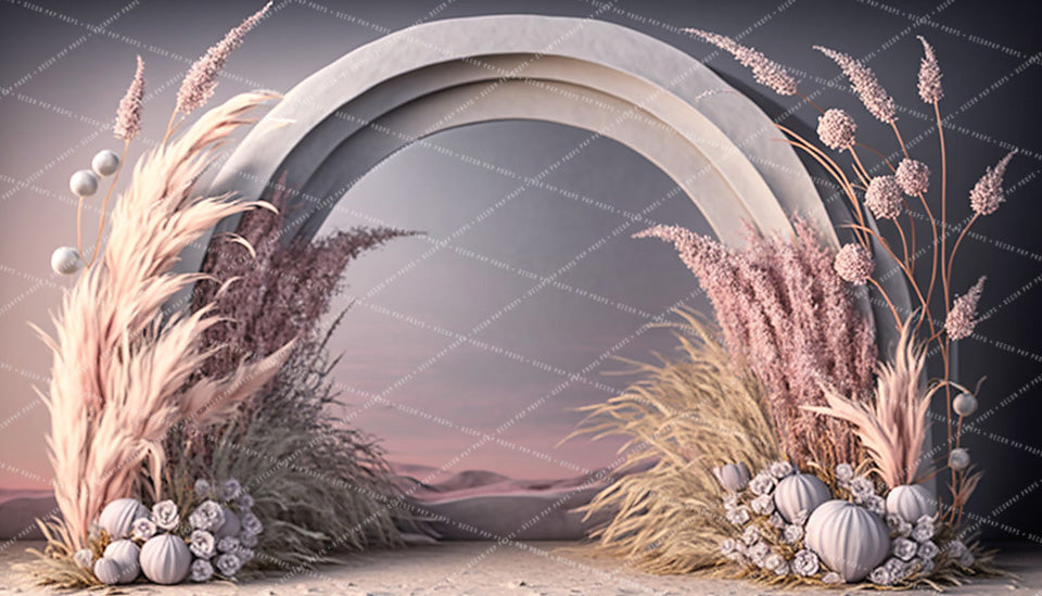 Pink Desert Sunsets Arch