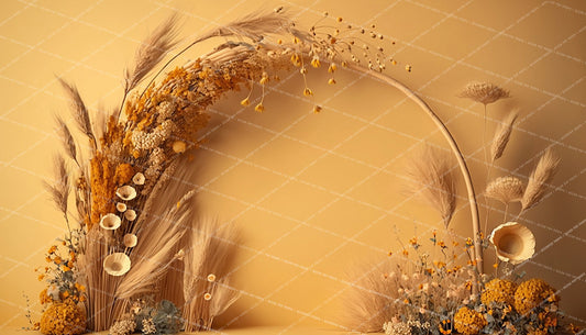 Yellow Vibes Boho Arch