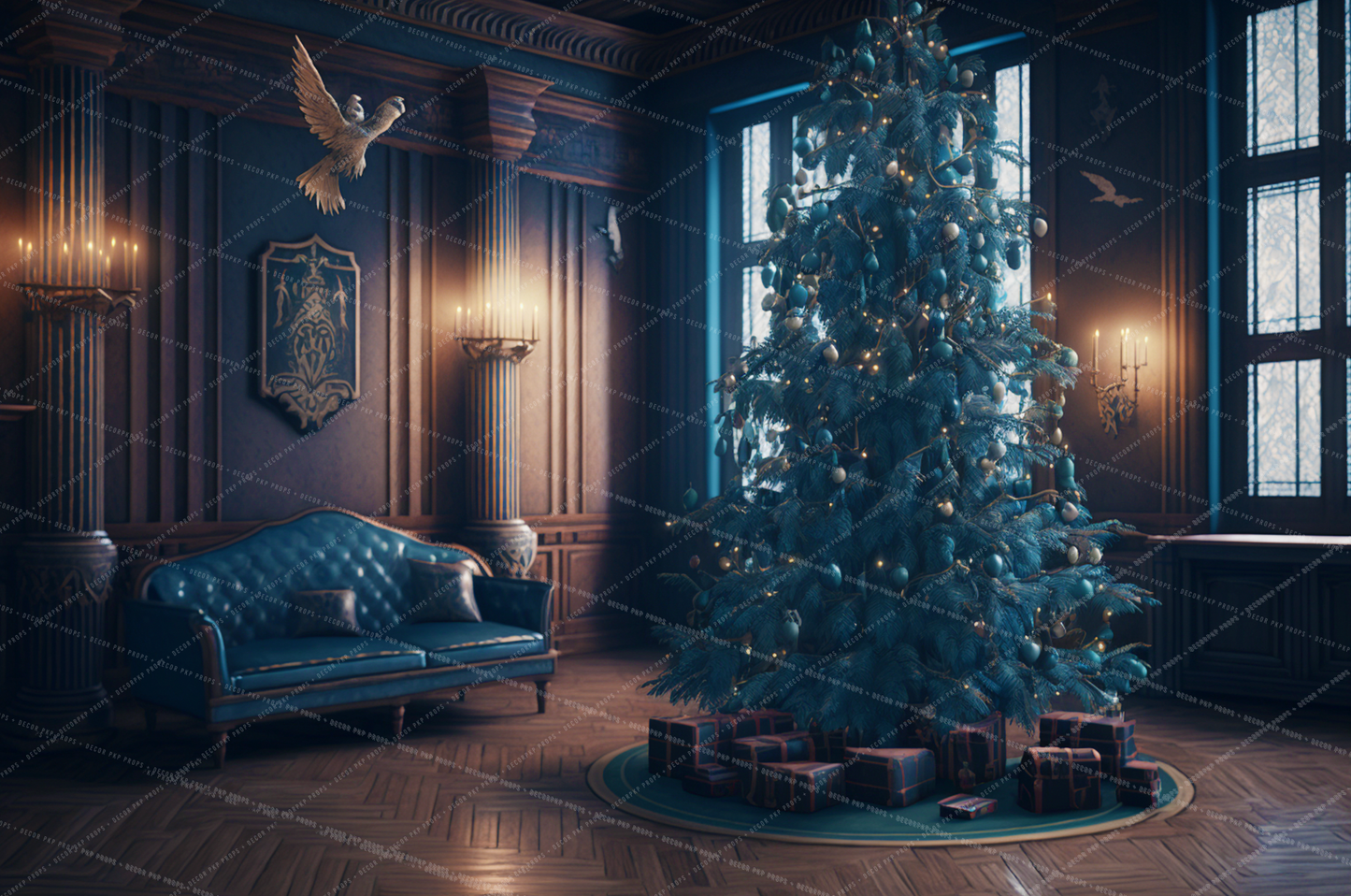 BLUE CHRISTMAS COMMON ROOM  - PKP