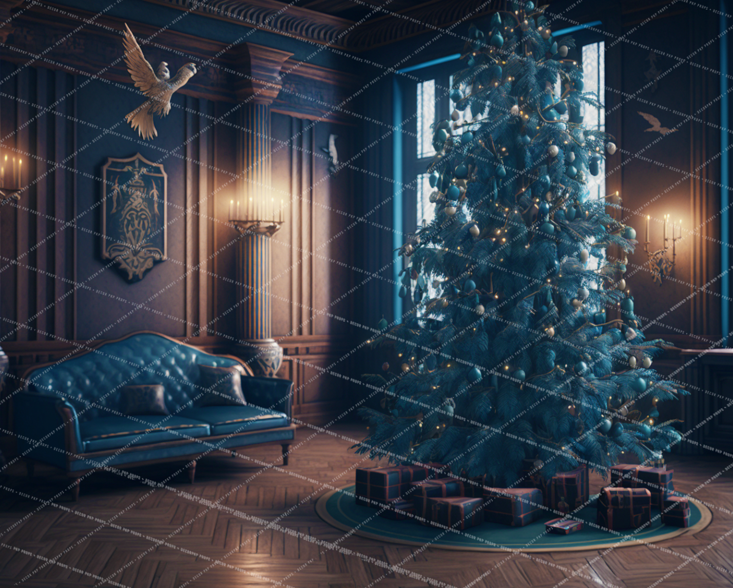 BLUE CHRISTMAS COMMON ROOM  - PKP