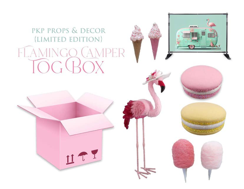 FLAMINGO CAMPER TOG BOX - PRE-ORDER