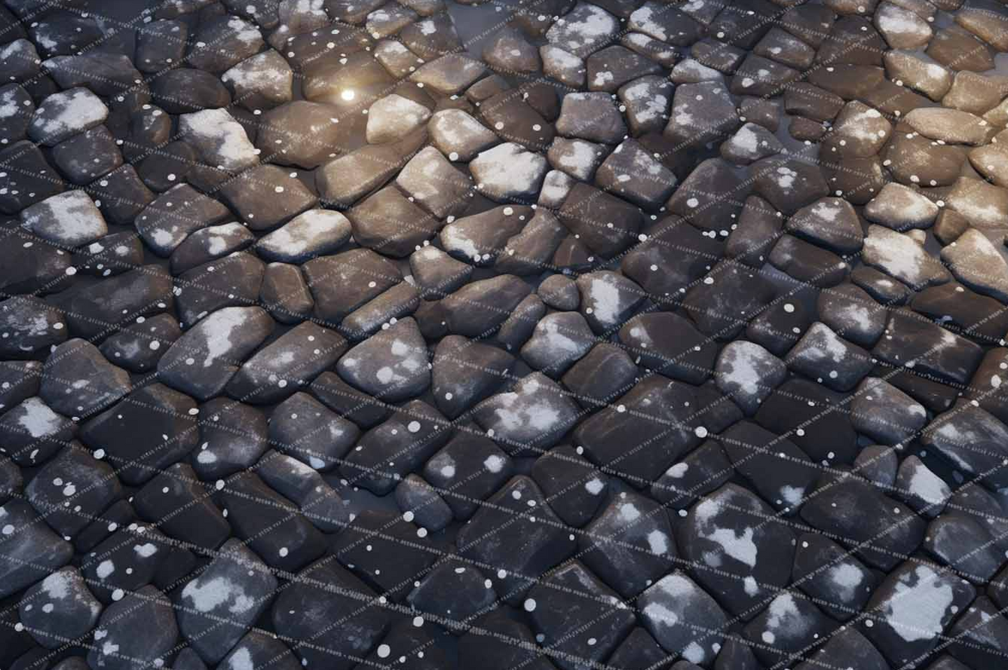 Street Stones Winter  - FLOOR - MT