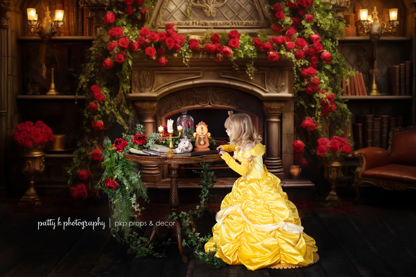 Rose Princess Fireplace Castle - PKP