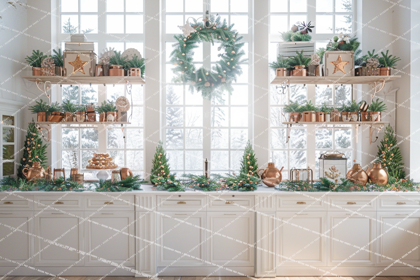 Copper Christmas Windows - PKP